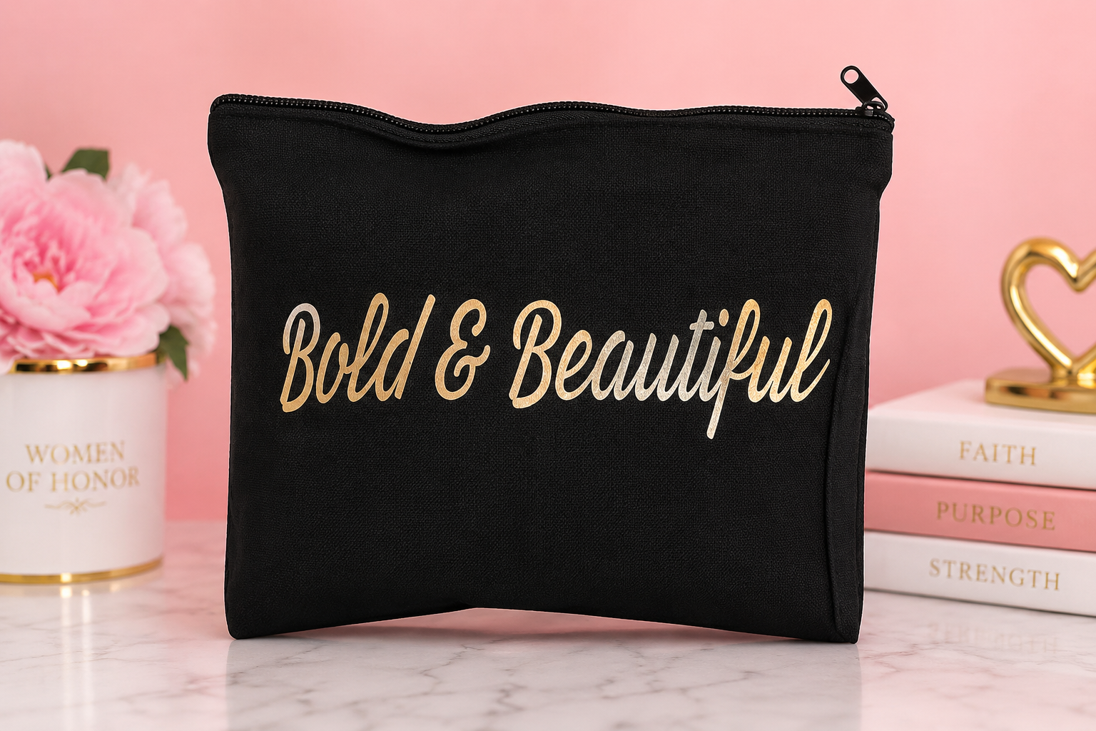 Bold and Beautiful Makeup Bag
